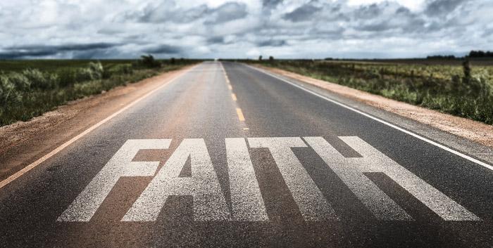road that says faith