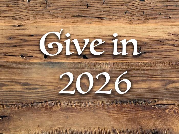 Give in 2026